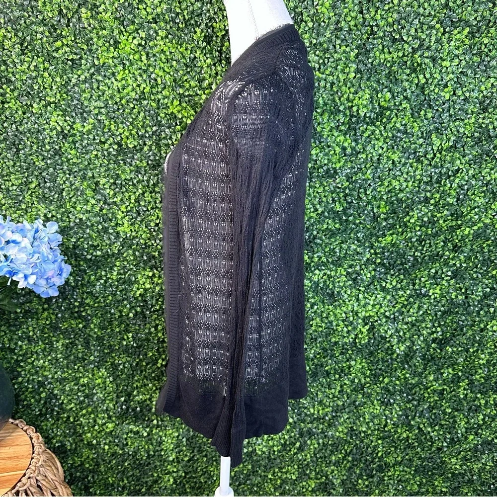 Black Lauren conrad sheer cardigan‎ - Picture 3 of 5